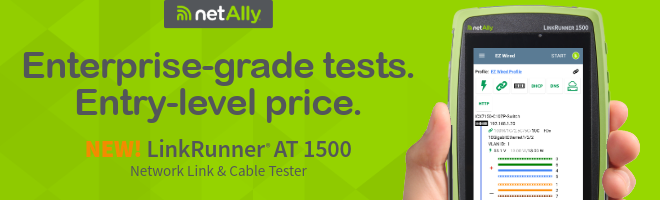 LinkRunner AT 1500紹介バナー